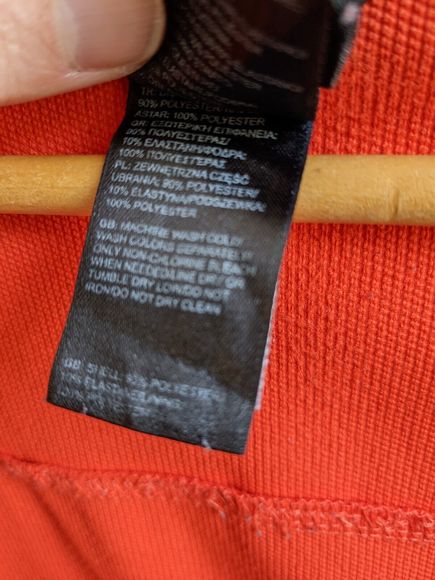 Ladies The North Face Orange Jacket Size Small S 8 10 Lightweight Bright *Faulty - Picture 7 of 16